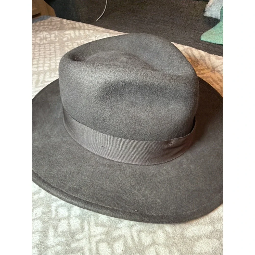 Indiana Jones 100% Wool Hat Dorfman Pacific Collection Size XL Brown
